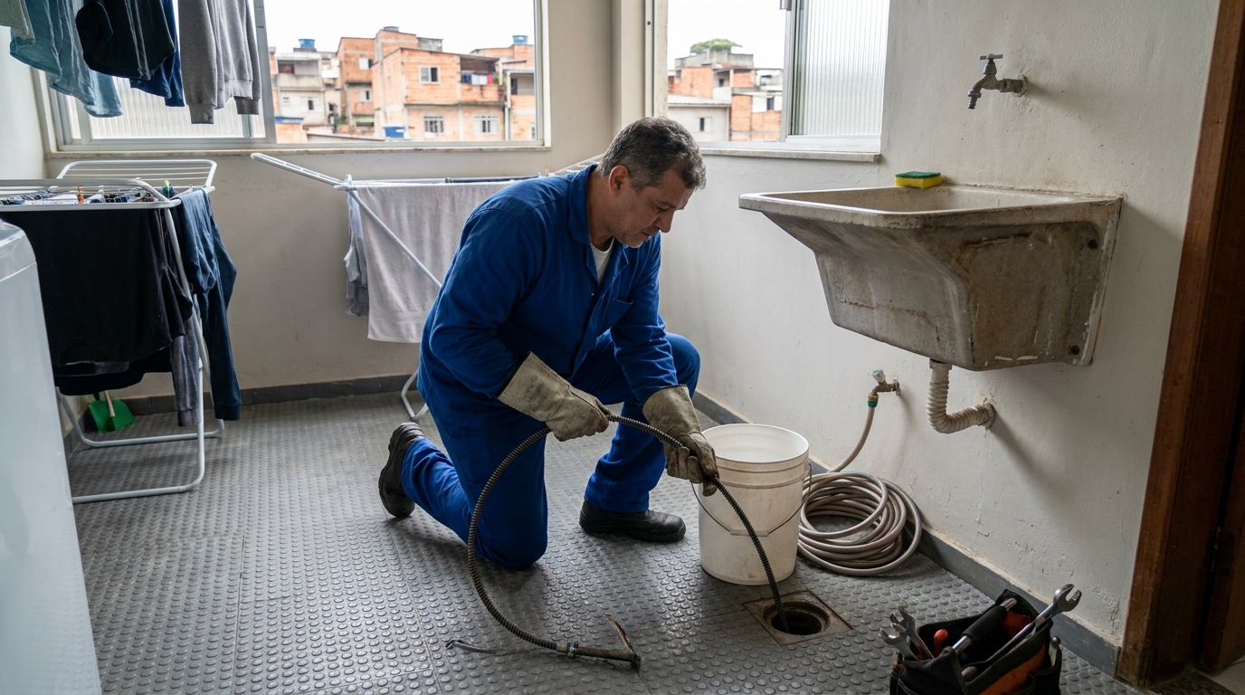 Desentupimento de Ralos Externos em Diadema‑SP